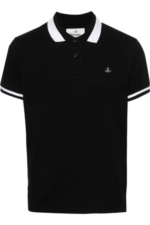Vivienne Westwood Polo con ricamo Orb