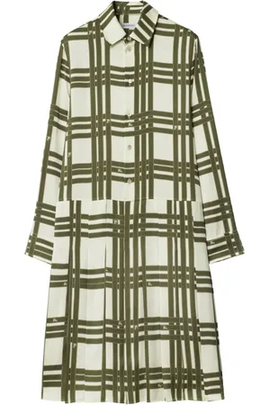 Burberry Abito a quadri in seta
