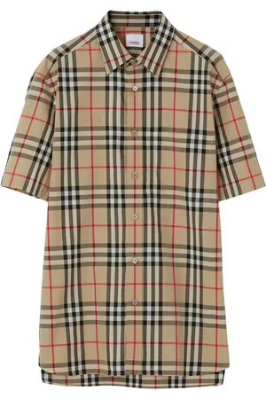 Burberry Camicia in cotone con motivo Vintage Check