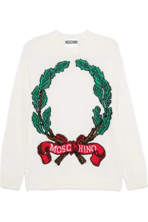 Moschino Maglione con logo jacquard