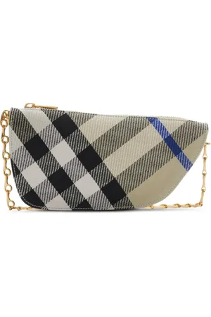 Burberry Borsa a quadri Shield mini