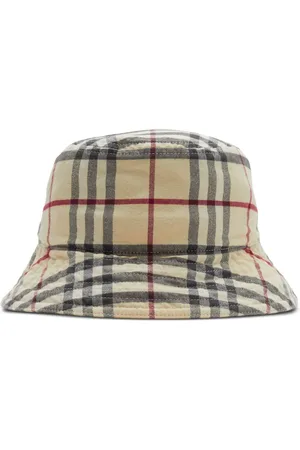 Burberry Cappello bucket con motivo Vintage Check in cotone