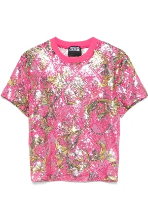 VERSACE Camicia Barocco con stampa