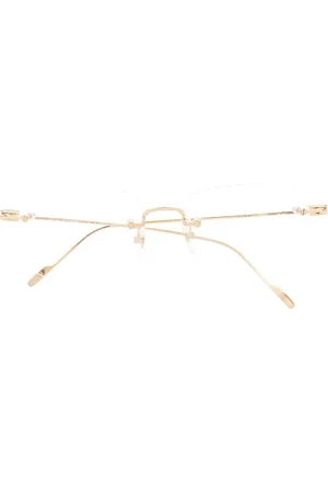 Cartier Occhiali squadrati in oro 18kt