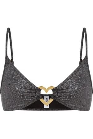 Moschino Top bikini lamé