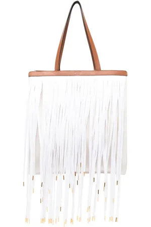 Moschino Borsa tote con frange