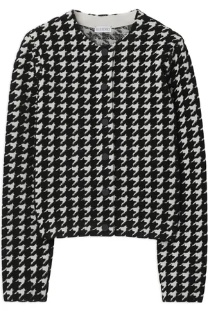 Burberry Maglione girocollo in pied-de-poule