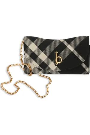 Burberry Portafoglio Rocking Horse con catena