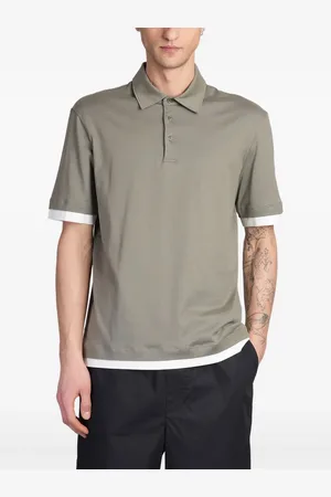 Roberto Collina Polo con dettaglio a contrasto