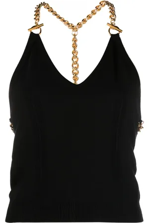 Moschino Top con dettaglio a catena