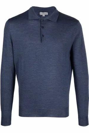 CANALI Polo in lana merino