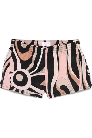 Puccini Shorts con stampa Orchidee