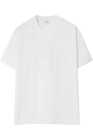 Burberry T-shirt con logo goffrato