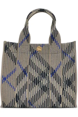 Burberry Borsa tote mini a quadri