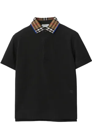 Burberry Polo con colletto a contrasto