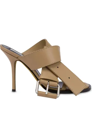 Moschino Mules con fibbia decorativa