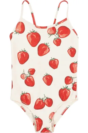 Konges Sløjd Costume da bagno con stampa grafica