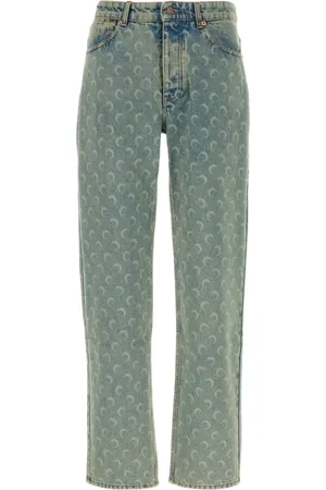 Marine Serre Jeans con stampa