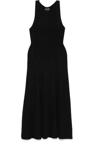 Emporio Armani Abito midi con scollo a V