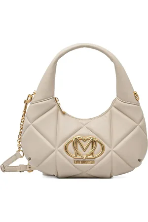 Moschino Borsa tote con placca logo
