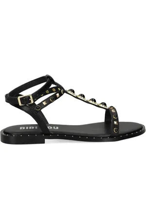 Bibi Lou Sandali piatti con borchie