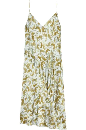 DRIES VAN NOTEN Abito in seta in stile sottoveste
