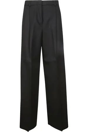 Sportmax Pantaloni dritti a vita alta