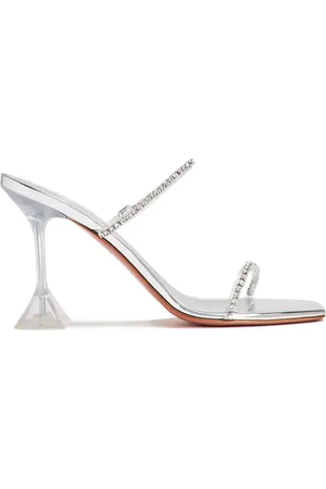 Amina Muaddi Sandali Gilda con tacco 95mm