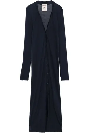 SEMICOUTURE Cardigan lungo in jersey