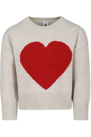 Petit Bateau Maglione con cuore