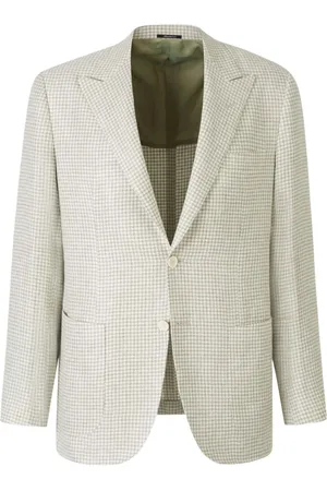 Sartorio Napoli Blazer con motivo pied-de-poule