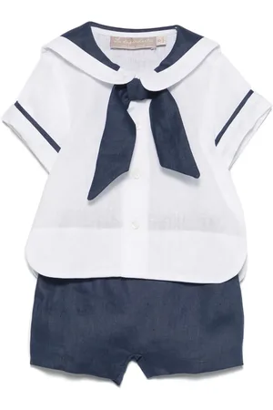 LA STUPENDERIA Set camicia e shorts con fiocco