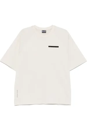 EA7 T-shirt in jersey di cotone