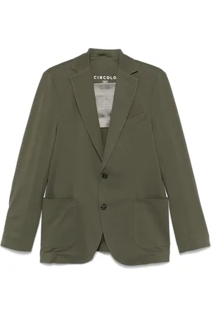 Circolo Piqu??-weave blazer
