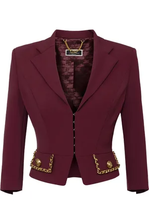 Elisabetta Franchi Blazer con dettaglio catena