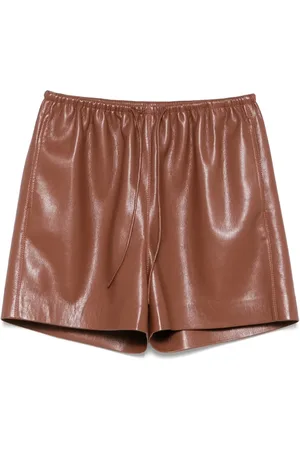 Nanushka Shorts in pelle sintetica
