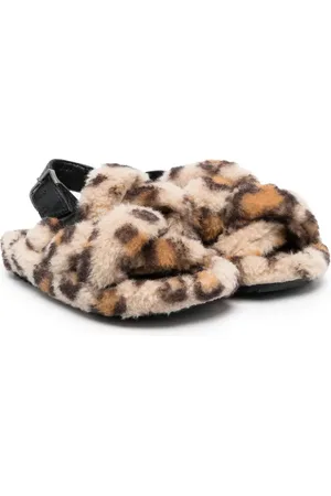 MONNALISA Sandali leopardati con cinturino posteriore