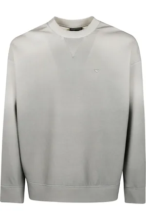 Emporio Armani Felpa con logo ricamato