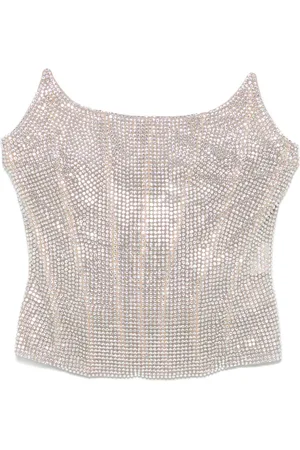 GIUSEPPE DI MORABITO Top con strass
