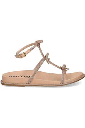 Bibi Lou Sandali piatti con strass