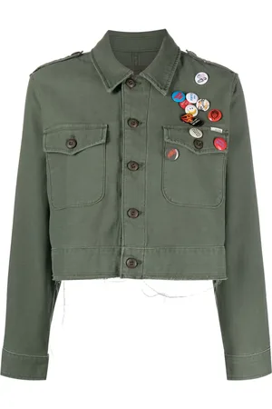 Mother Giacca denim The Cropped Veteran