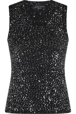 Roberto Collina Canotta con paillettes