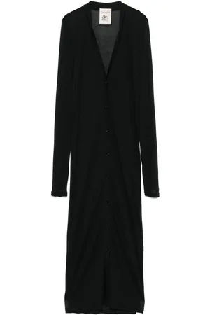 SEMICOUTURE Cardigan lungo in jersey
