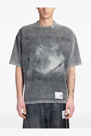 Maison Mihara Yasuhiro T-shirt con effetto vissuto