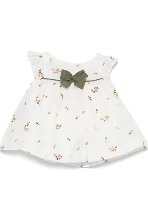 LA STUPENDERIA Set abito con ricamo floreale