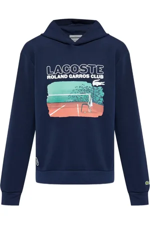 Lacoste X Roland Garros Felpa con stampa grafica