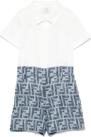 Fendi Set con shorts FF jacquard