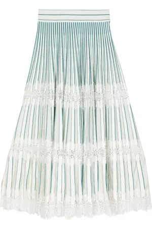 Elie saab Gonna midi plissettata