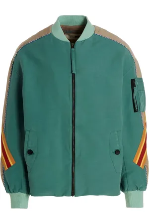 INCOTEX RED X FACETASM Bomber con banda a contrasto