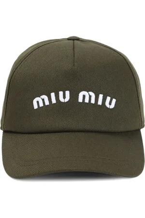 Miu Miu Cappello da baseball in cotone